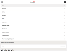 Tablet Screenshot of fastenersdepotny.com